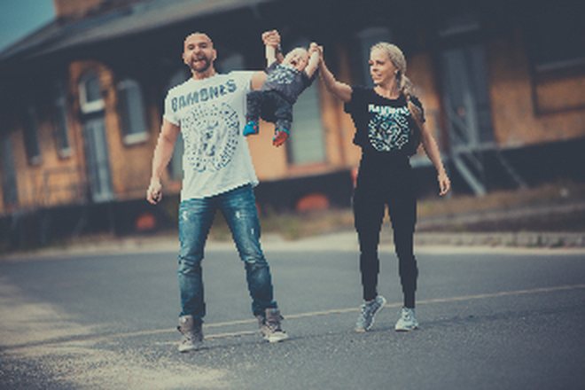 Remo Friedrich, Hochzeitsfotograf, mit seiner Familie